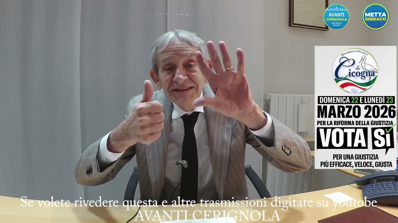 Il cielo è sempre più blu, la trasmissione autogestita dell'avv Francesco Metta, domenica 22 02 2026