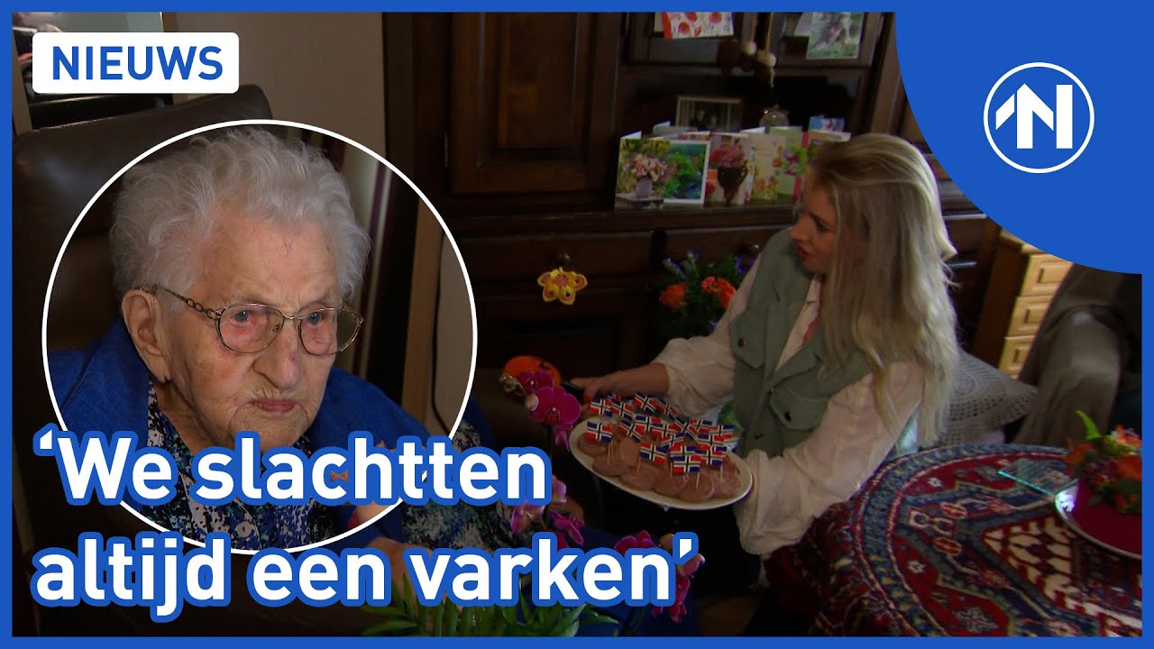 Mevrouw Vos-Groenhagen (107) is de oudste inwoner van Eemsdelta