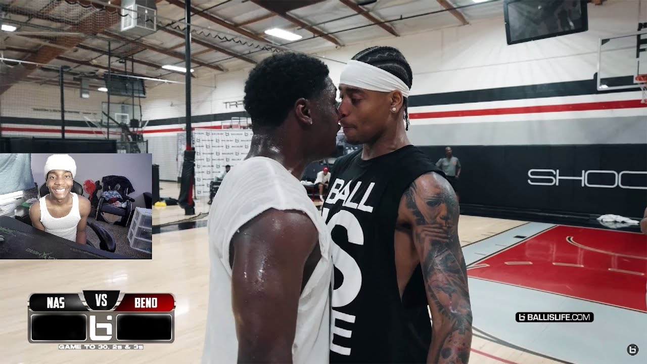 THIS GOT HEATED! Nas vs Beno 1v1 Basketball *REACTION*