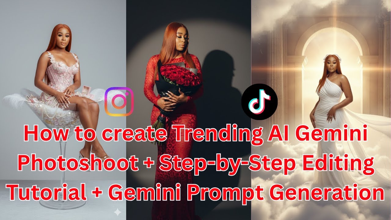 AI Gemini Photoshoot Trend | Step-by-Step AI Photo Editing Tutorial + Gemini Prompt