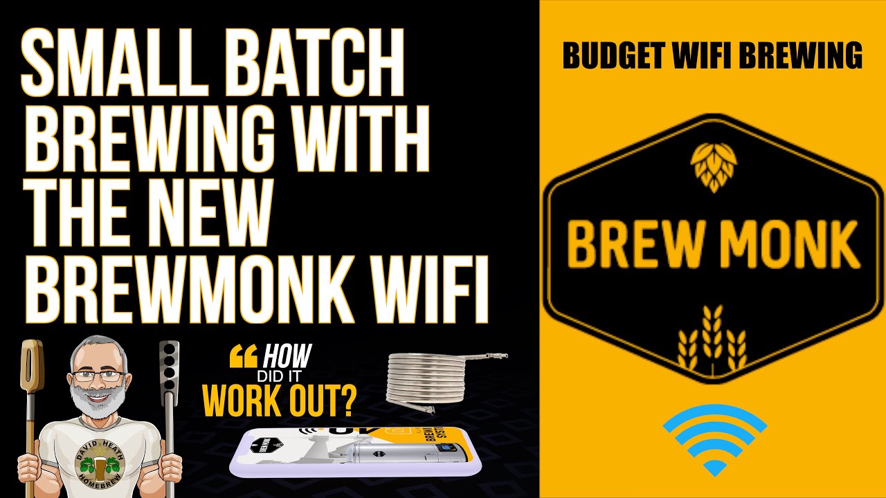 Brewmonk WIFI Small Batch Brew Test With Counterflow Chiller