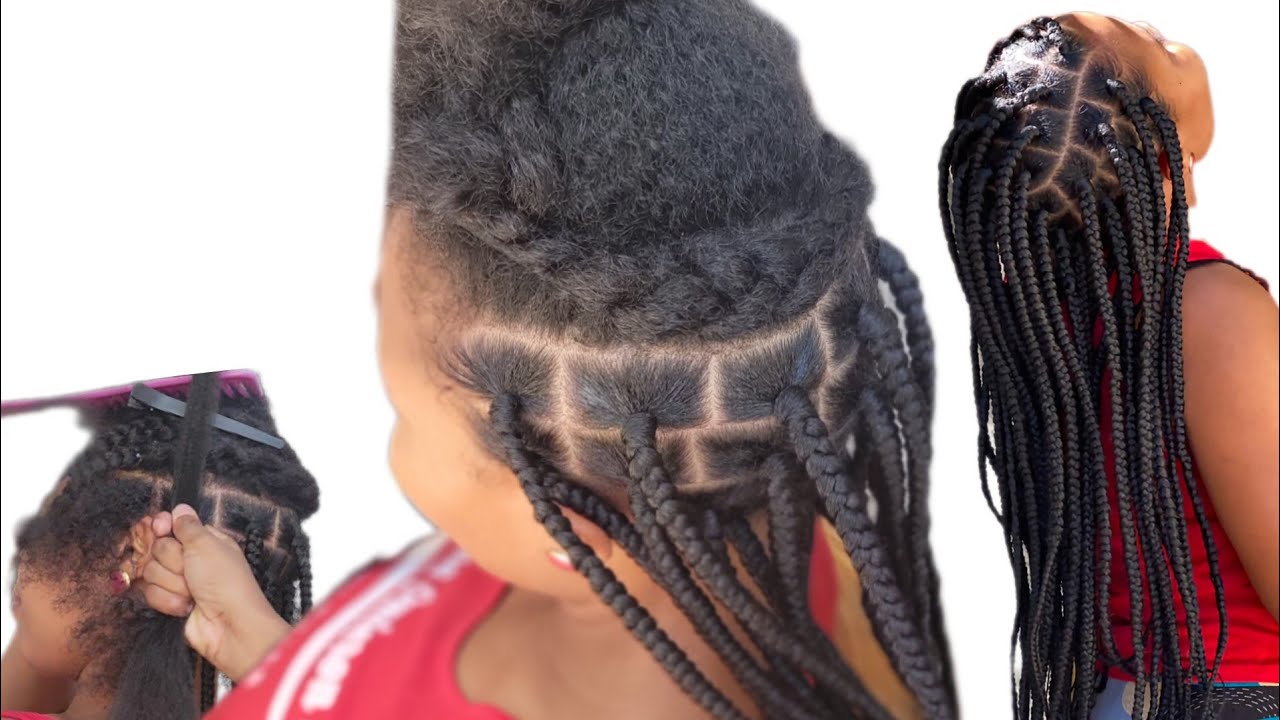 Vin aprann penyen ak alonj/ lot metod/box braids