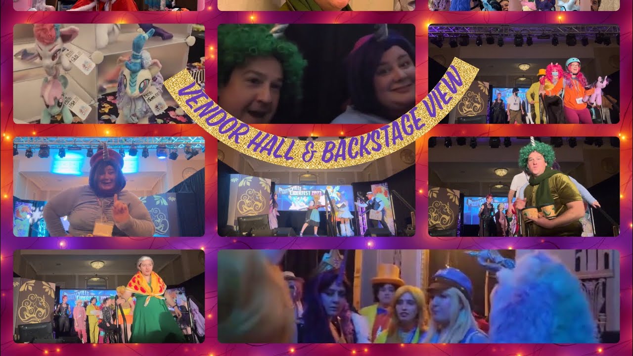 Phauxe and Krystal’s investigate Ponyville Ciderfest  | vlog 2 |Vender hall & Backstage