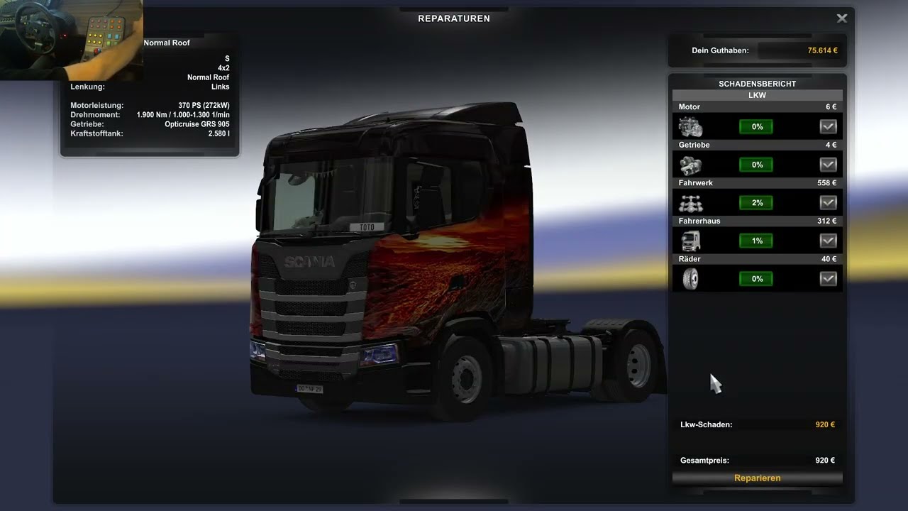 ETS 2:  #18 Stra&szlig;burg-Frankfurt |No Speed Limit |Thrustmaster TMX |Saitekkonsole
