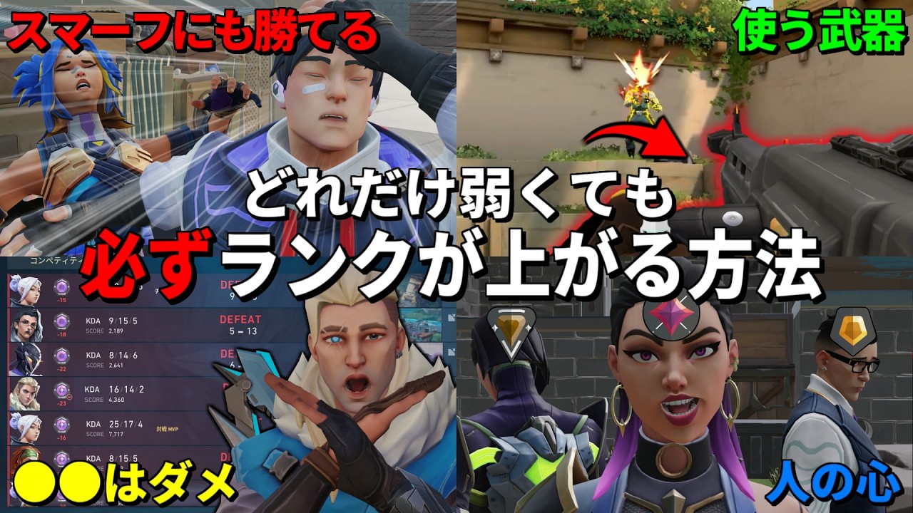 誰でも必ずランクが上がる方法！【VALORANT】
