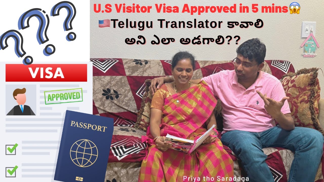 🇺🇸How my parents got B1/B2 Visitor Visa🤔📇| Detail explanation with MoM - Hyderabad 👵#usa#visitorvisa