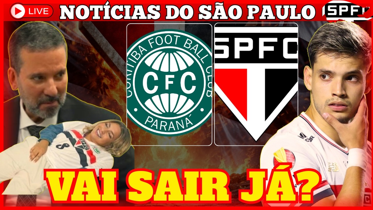 URGENTE! TEVE DESMAIO! VOLANTE NA MIRA DA EUROPA! OLTEN DERRETE! CORITIBA X SÃO PAULO