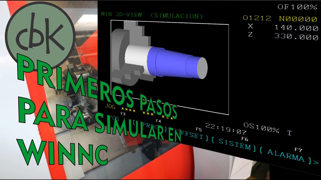 EMCO WINNC CREACIÓN Y SIMULACIÓN DE PROGRAMAS FANUC 21