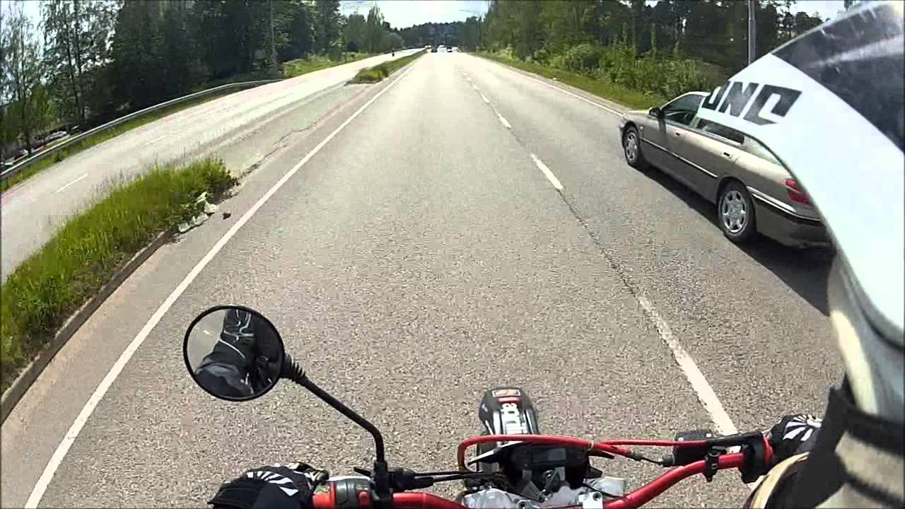 Aprilia MX 125 Driving - GoPro Hero 2