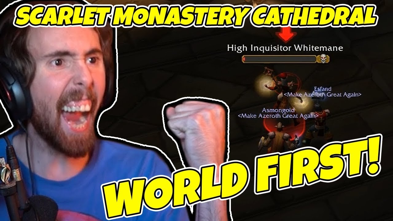 Asmongold WORLD FIRST SM Cathedral Clear In Classic WoW Beta!