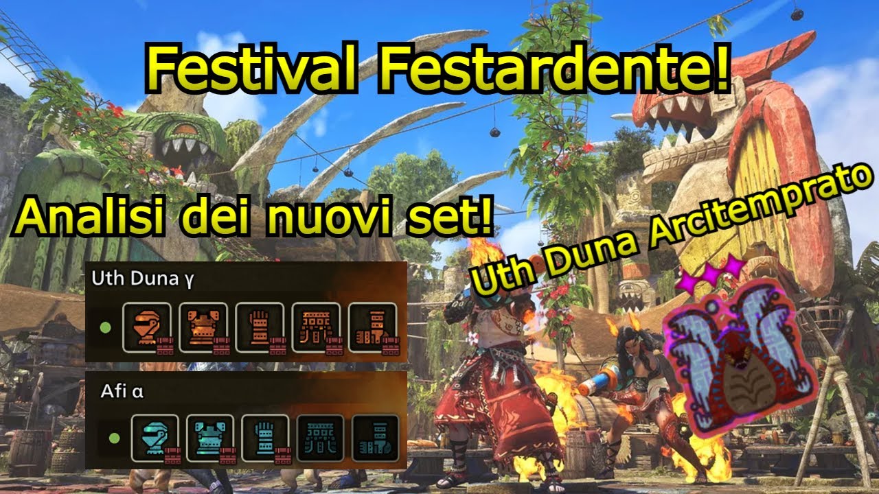 [MH Wilds] Festival Festardente e Uth Duna Arcitemprato!