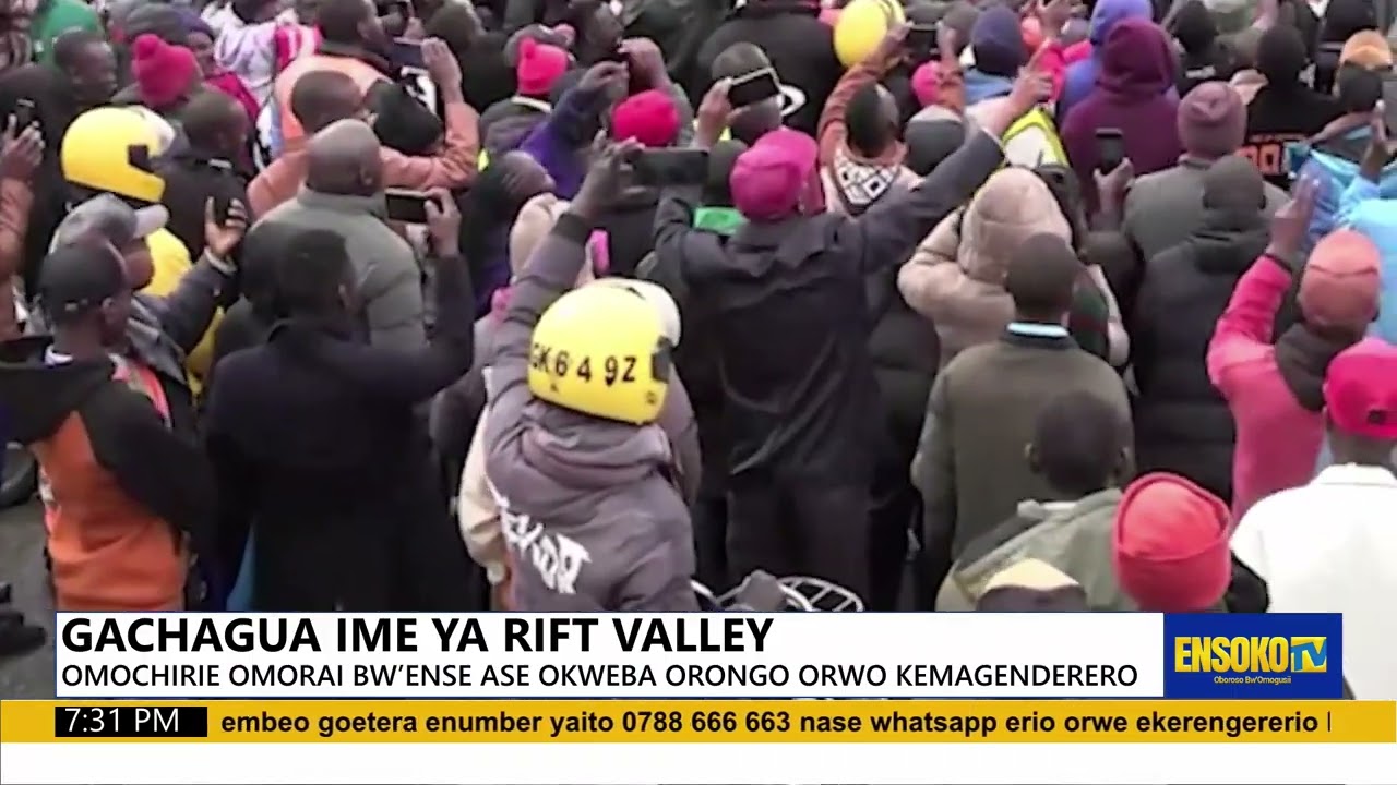 GACHAGUA IME YA RIFT VALLEY