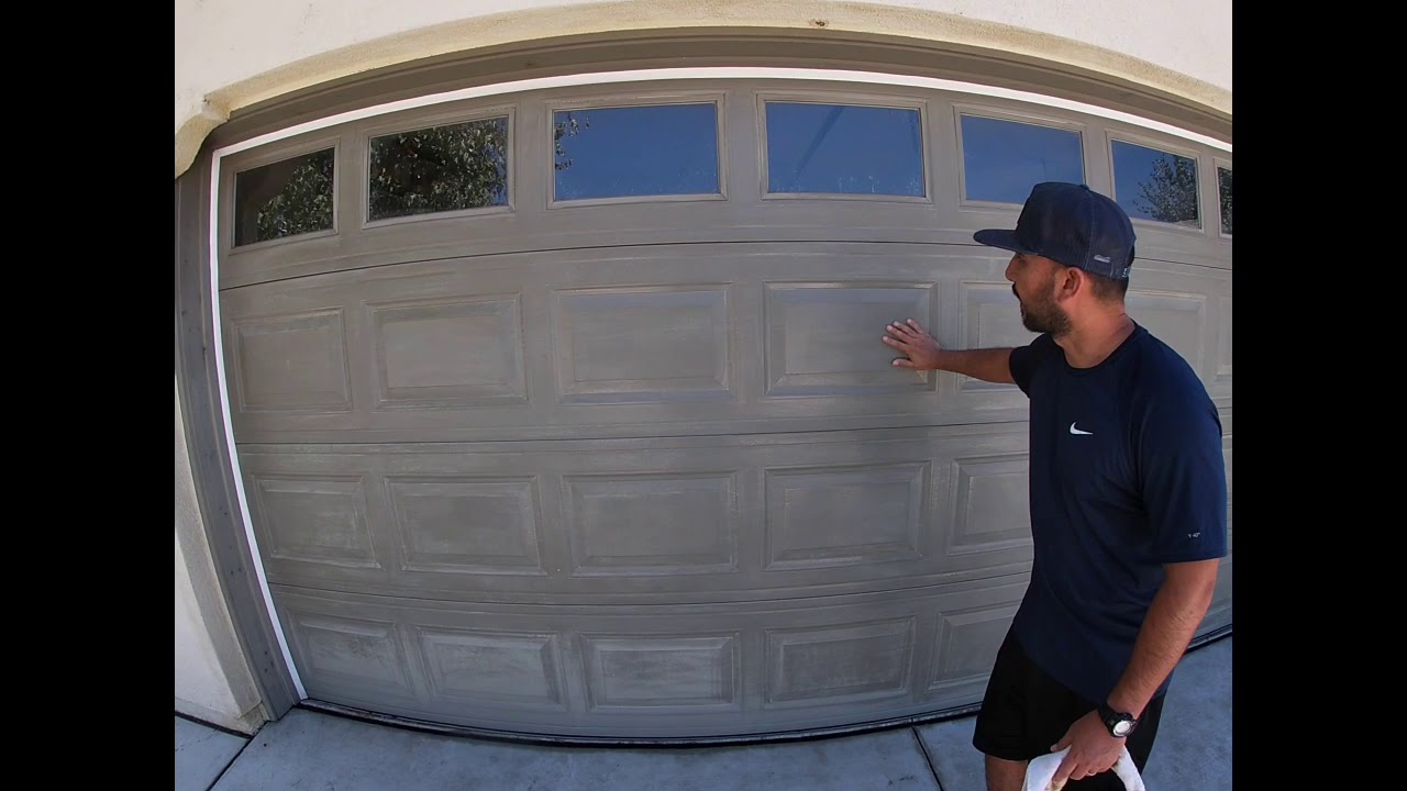 Garage Door Prep And Paint