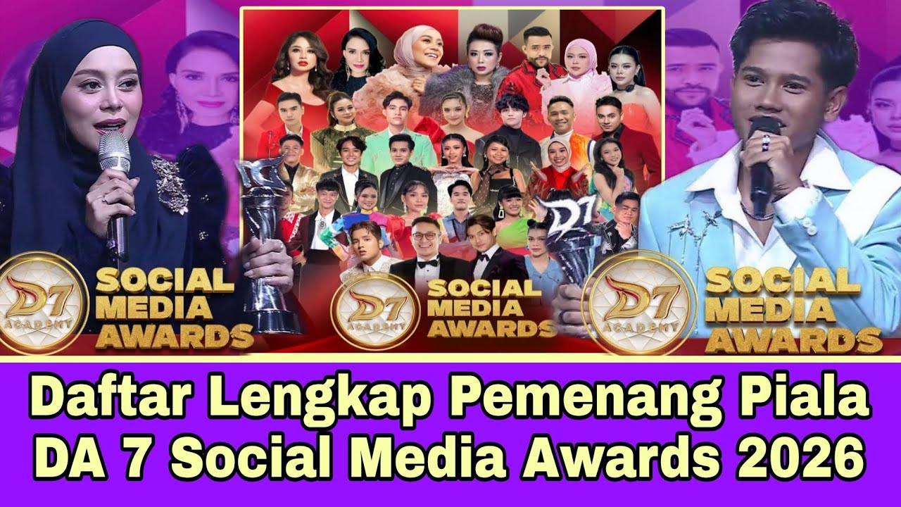 Complete List of Winners of the 2026 DA 7 Social Media Awards