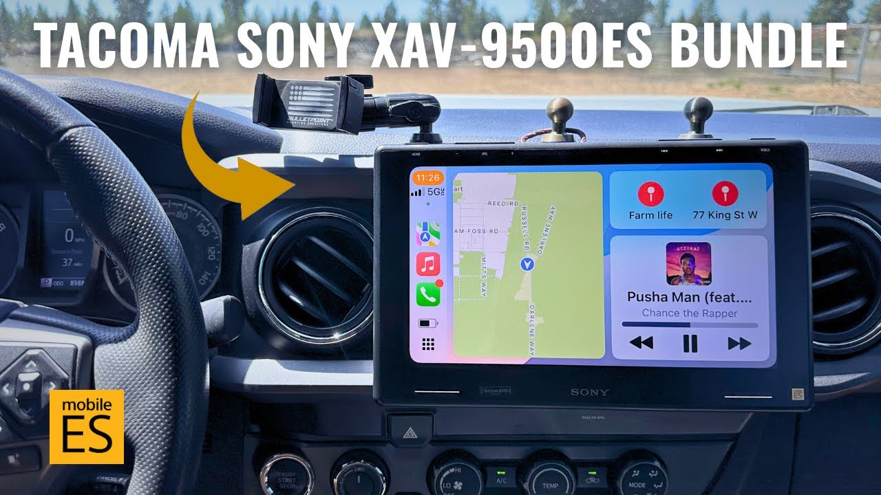 Toyota Tacoma Sony XAV-9500ES Review & Front Camera Install | 2016–2023 Tacoma