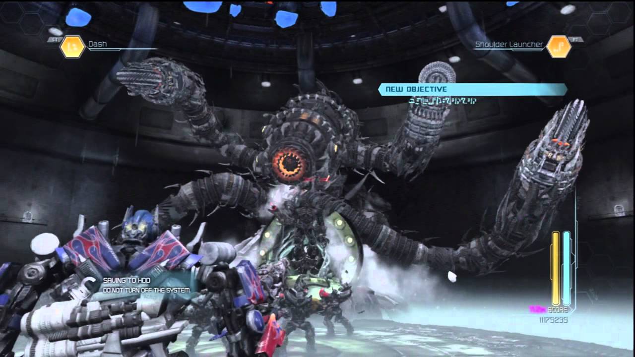 Boss Battle-Optimus Prime Vs Shockwave & Driller!