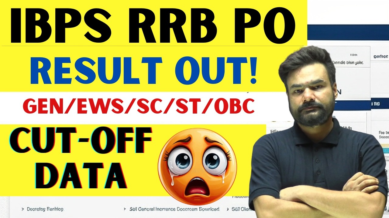 IBPS RRB PO FINAL RESULT 2025 | IBPS RRB PO FINAL RESULT OUT |  IBPS FINAL CUT OFF | ARPIT SIR