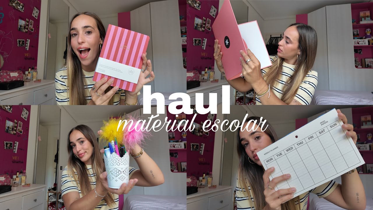 haul material escolar || la vuelta al cole 