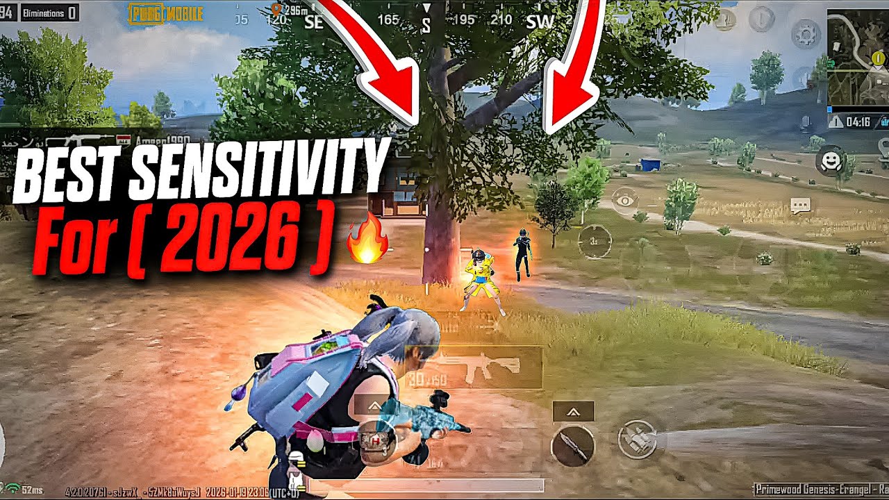 Best SENSITIVITY & SETTINGS 2026 🔥 | 4 Finger + Gyro Scope | PUBG MOBILE 