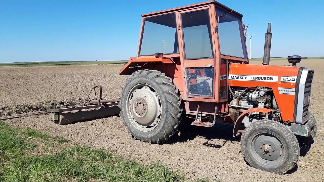 MF255 w akcji uprawiania pola