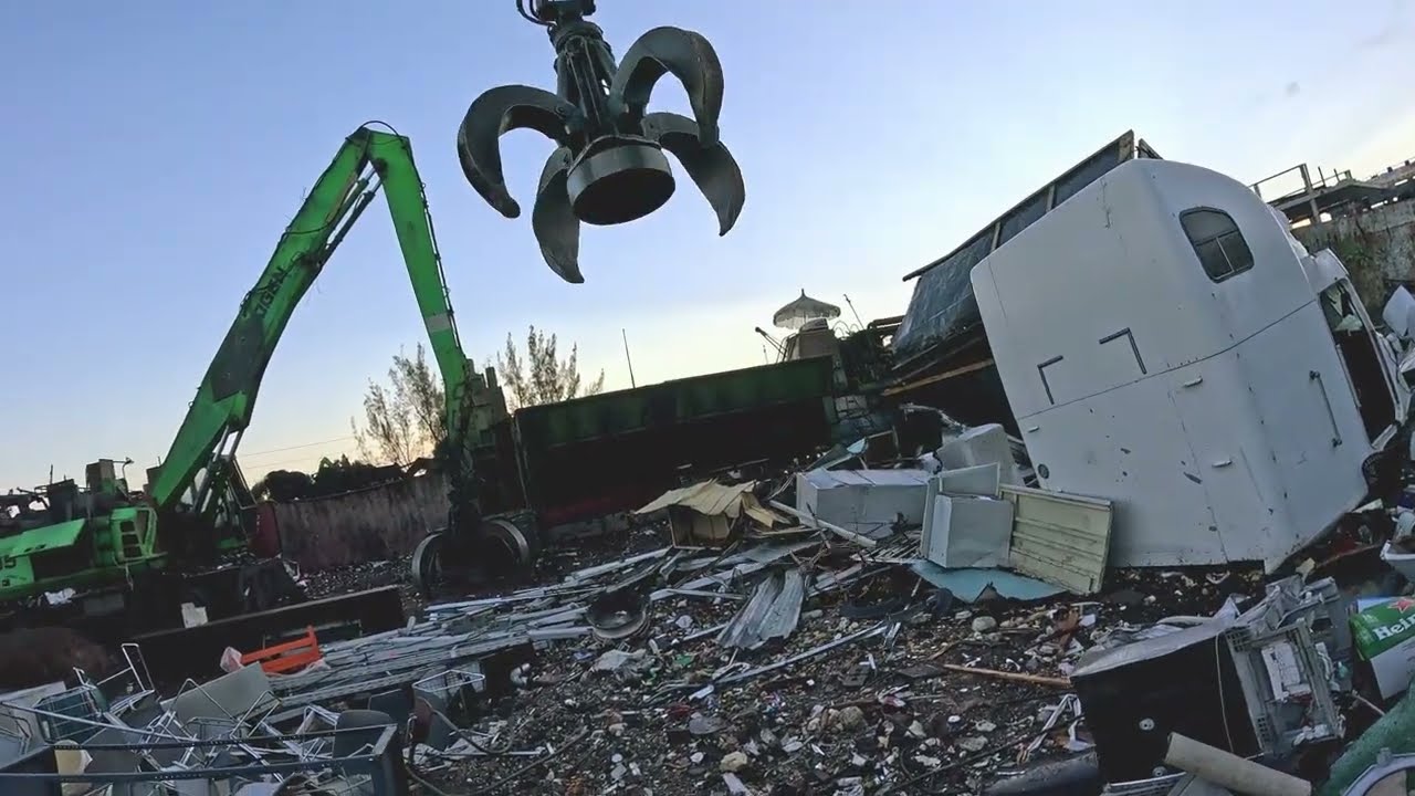 the crazy world of a scrap yard