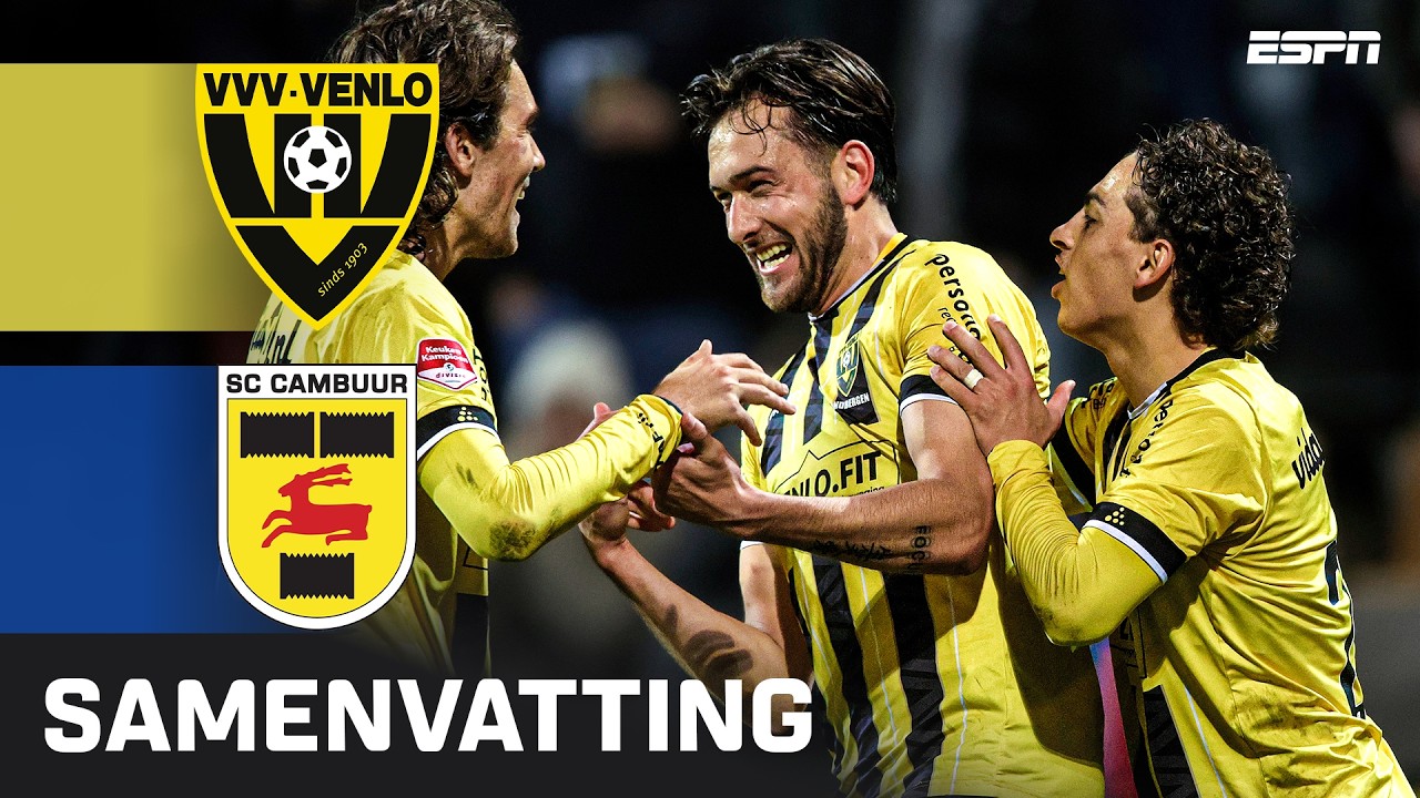 De AVOND van DEAN ZANDBERGEN met DRIE heerlijke doelpunten! 🤩 |  Samenvatting VVV-Venlo - SC Cambuur