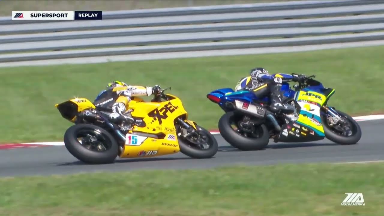 Motovation Supersport Race 2 в Нью-Джерси 2025 — ОСНОВНЫЕ МОМЕНТЫ | MotoAmerica