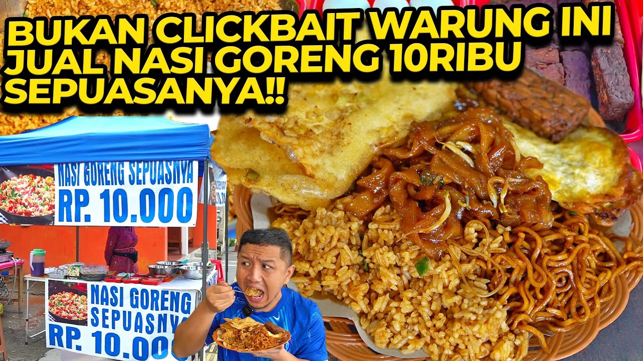 BAYAR 10RIBU BEBAS AMBIL MIE GORENG, NASI GORENG, KWETIAW DAN BIHUN GORENG SEPUASNYA