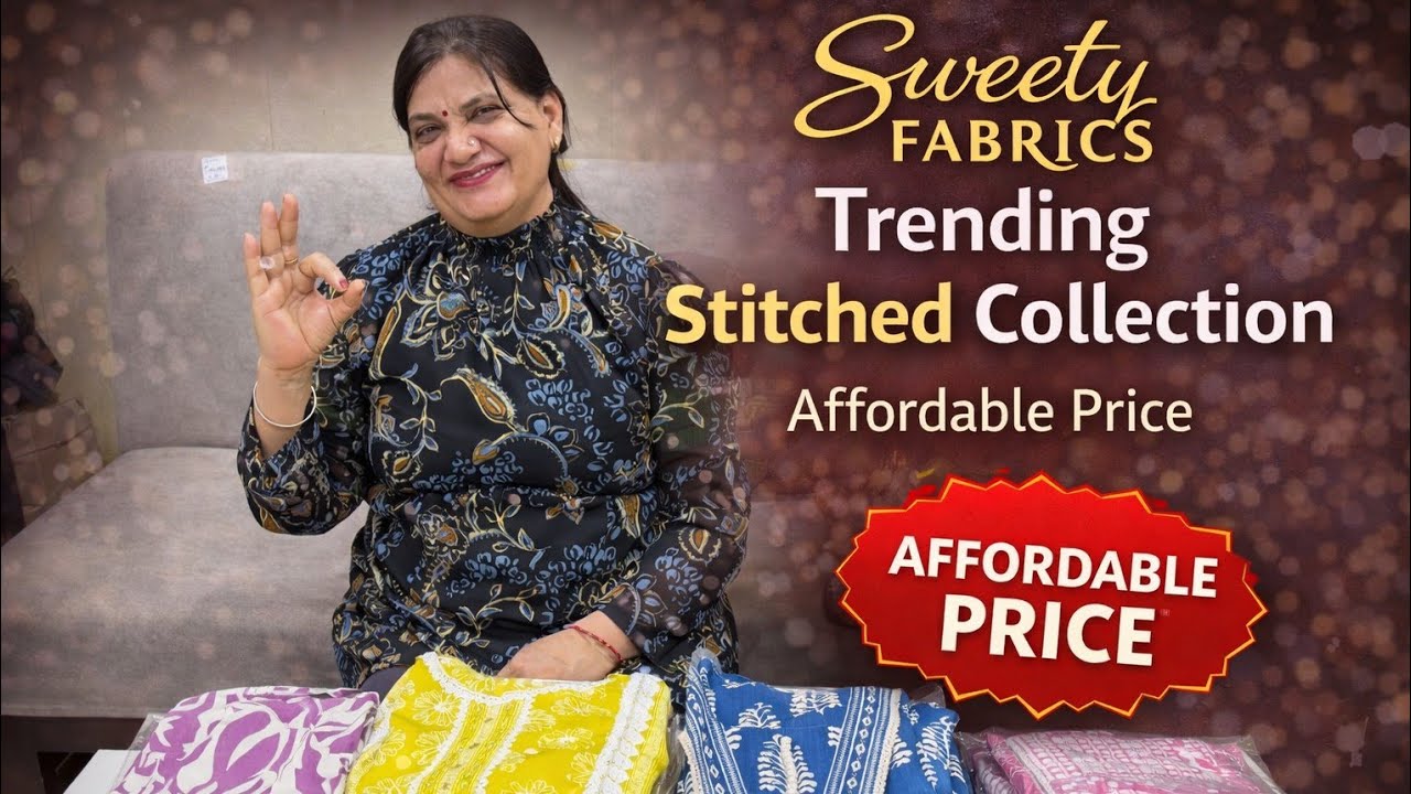 Trending Stitched Suits Collection | Affordable Prices | Sweety Fabrics