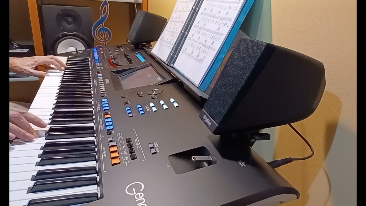 Julien Clerc Ce n'est rien on Yamaha Genos 2