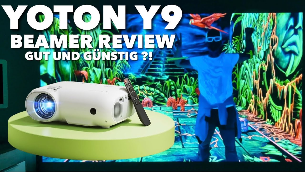 YOTON Y9 - Ein günstiger Beamer für alle Fälle ?!? Mein ehrlicher Test & REVIEW
