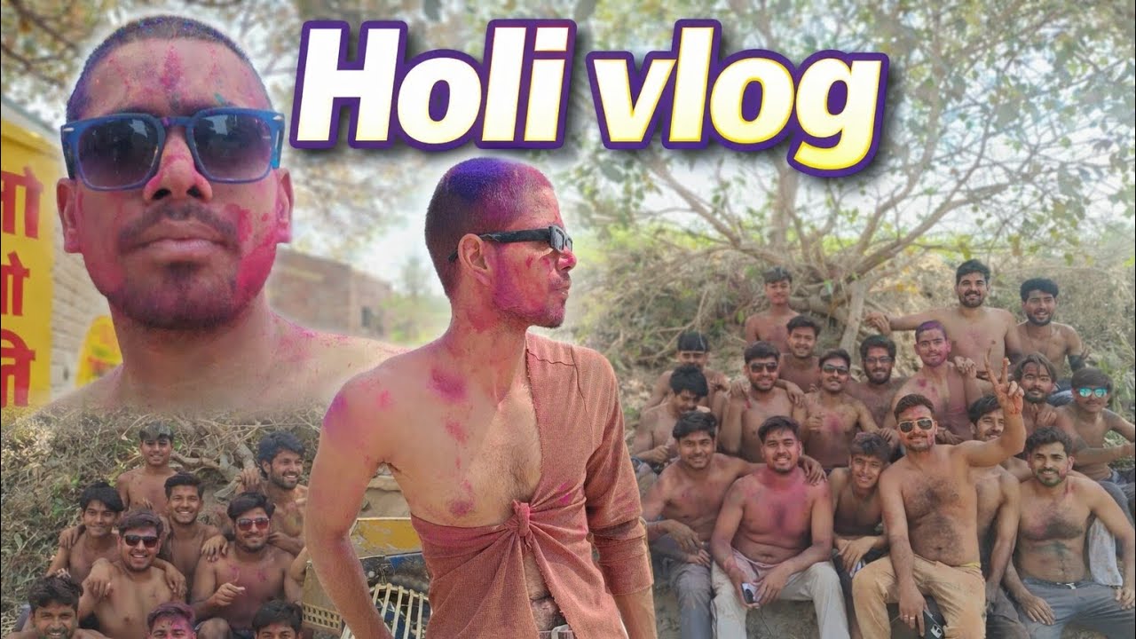 Holi vlog 😂 |Fleviyash|@FleviyashVlog 