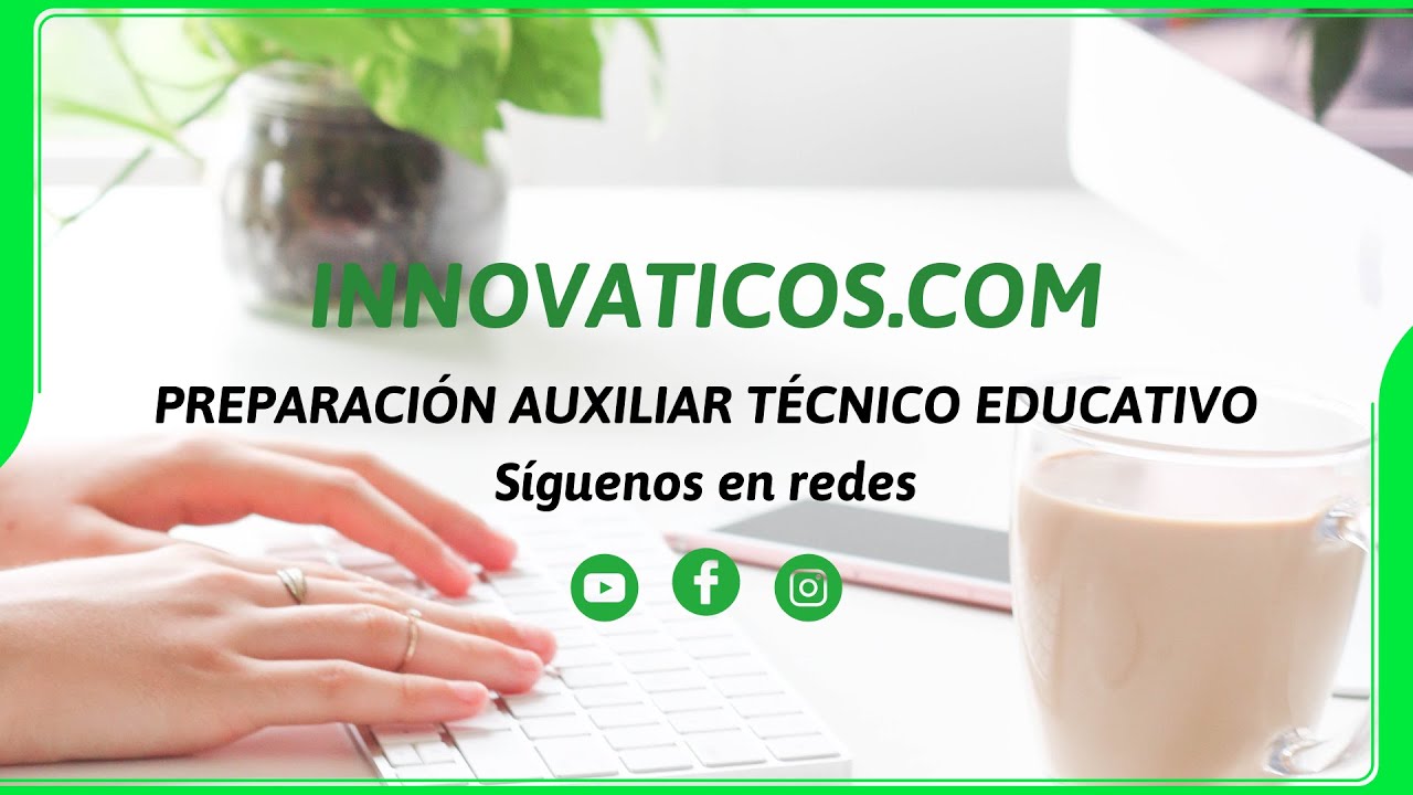 Jornada de Presentación de la Preparación para la Oposición Auxiliar Técnico Educativo (ATE) 2021