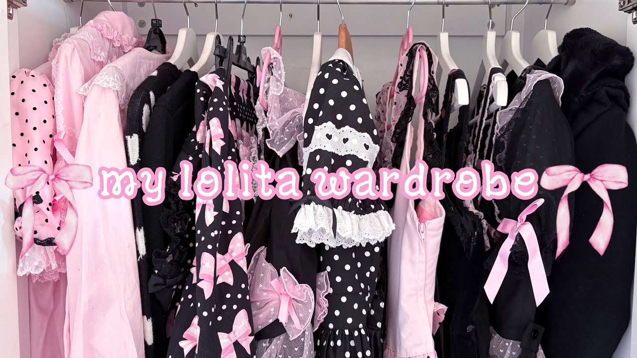 lolita wardrobe tour ♡ 2025 ⁎⁺˳✧༚