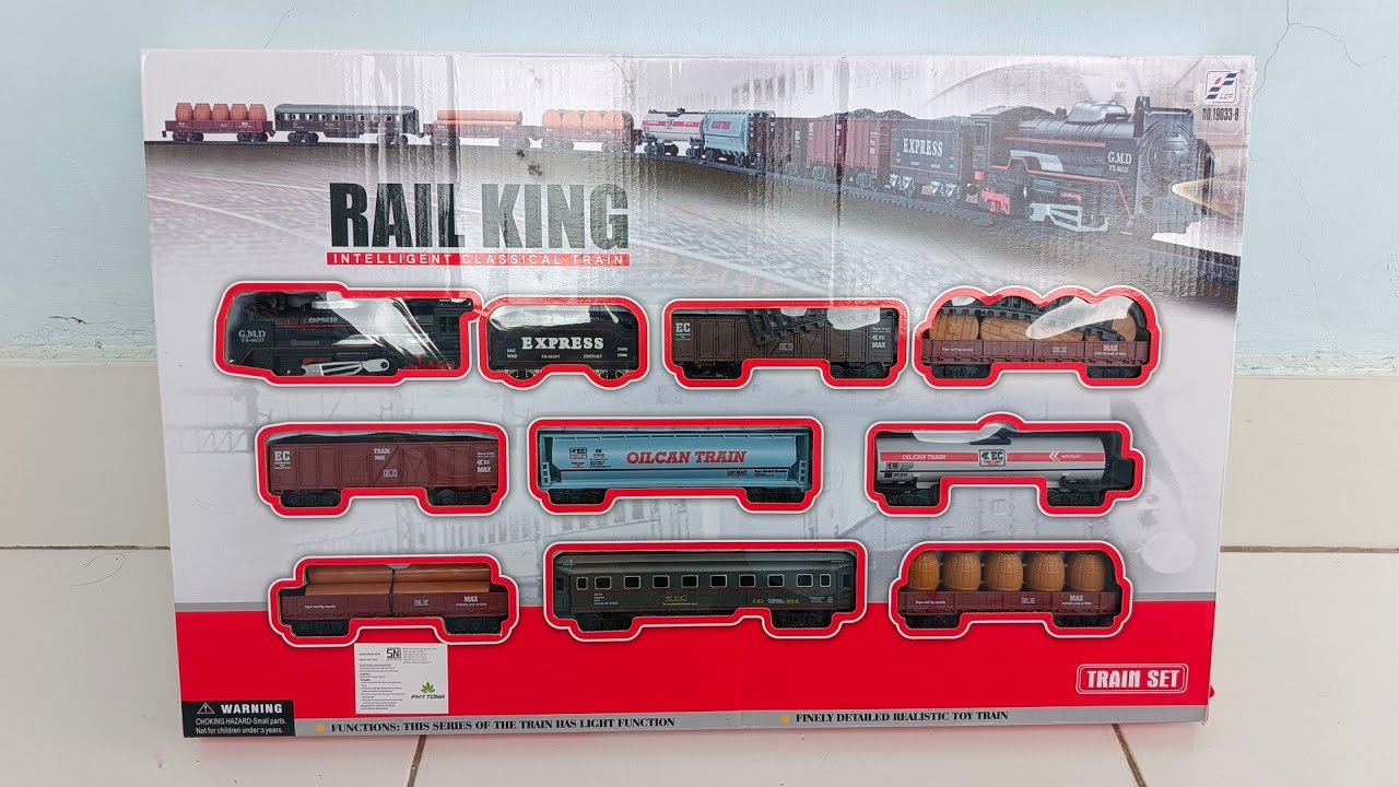 Unboxing Railking Trainset Asmr