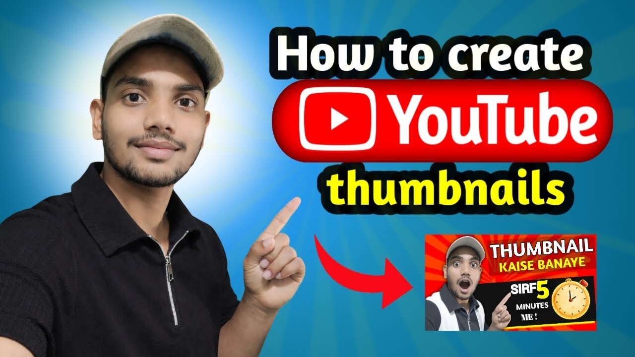 How To Create YouTube Thumbnail In Hindi ||How to make professional thumbnail #nimadikuldeepofficial