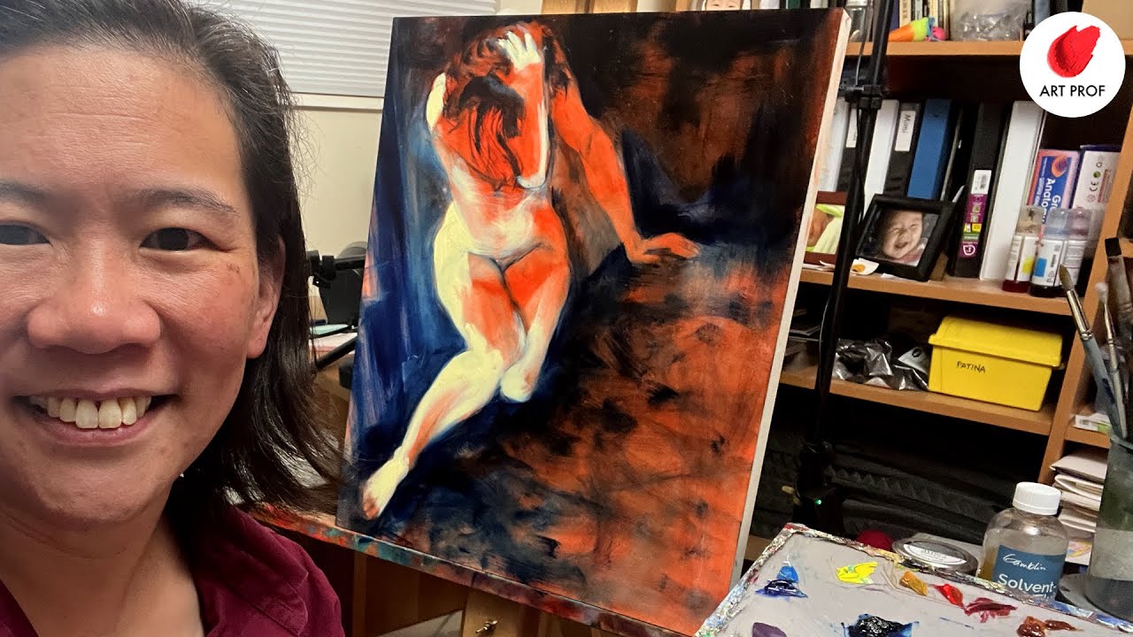 Painting Marathon Part 4: Water Mixable Oil Demo
