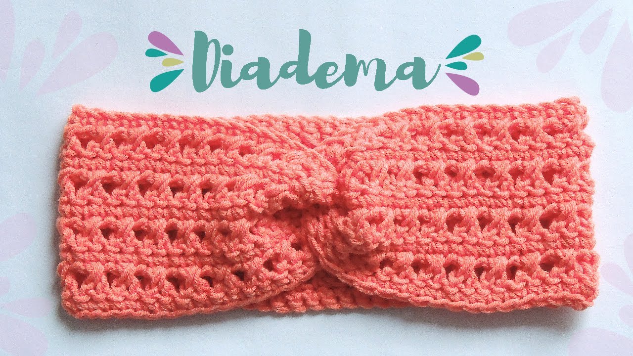 ✅Cómo tejer una diadema o cintillo a crochet paso a paso. NUEVO patrón