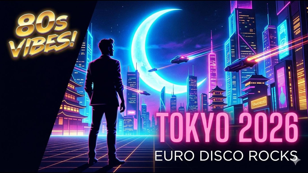 Midnight In Tokyo - Modern Talking Style (Official Lyric Video) | New Euro Disco 2026