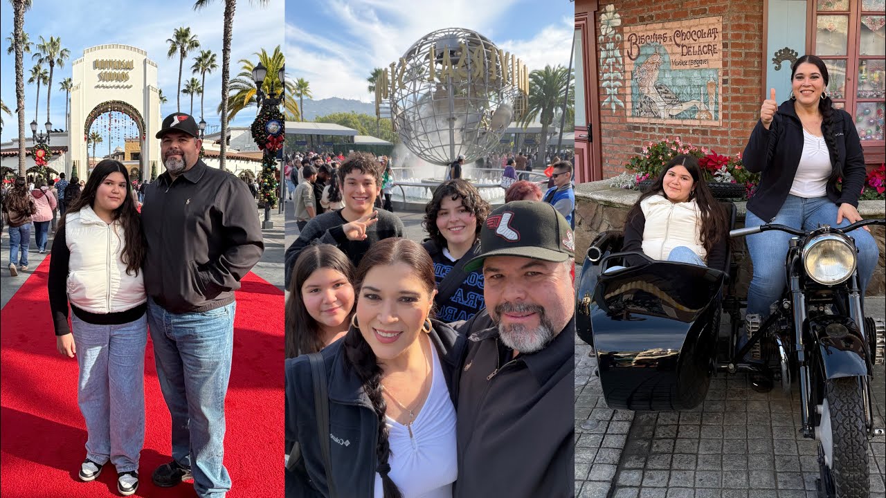 DE PASEO EN LOS STUDIOS UNIVERSAL Y DISFRUTANDO DE UN RICO ALMUERZO!!