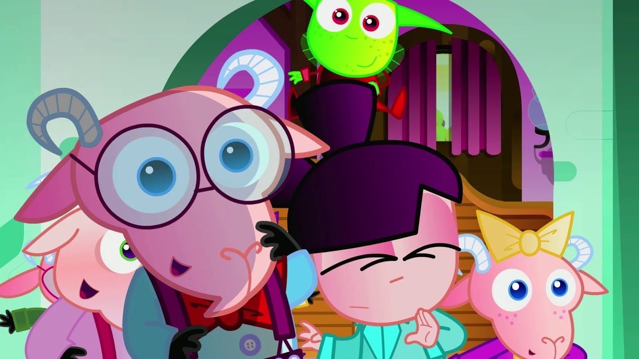 Sandra - Detective de Cuentos | Tres cabras y lobo | Aventuras para Niños y Niñas | CaricaToonz