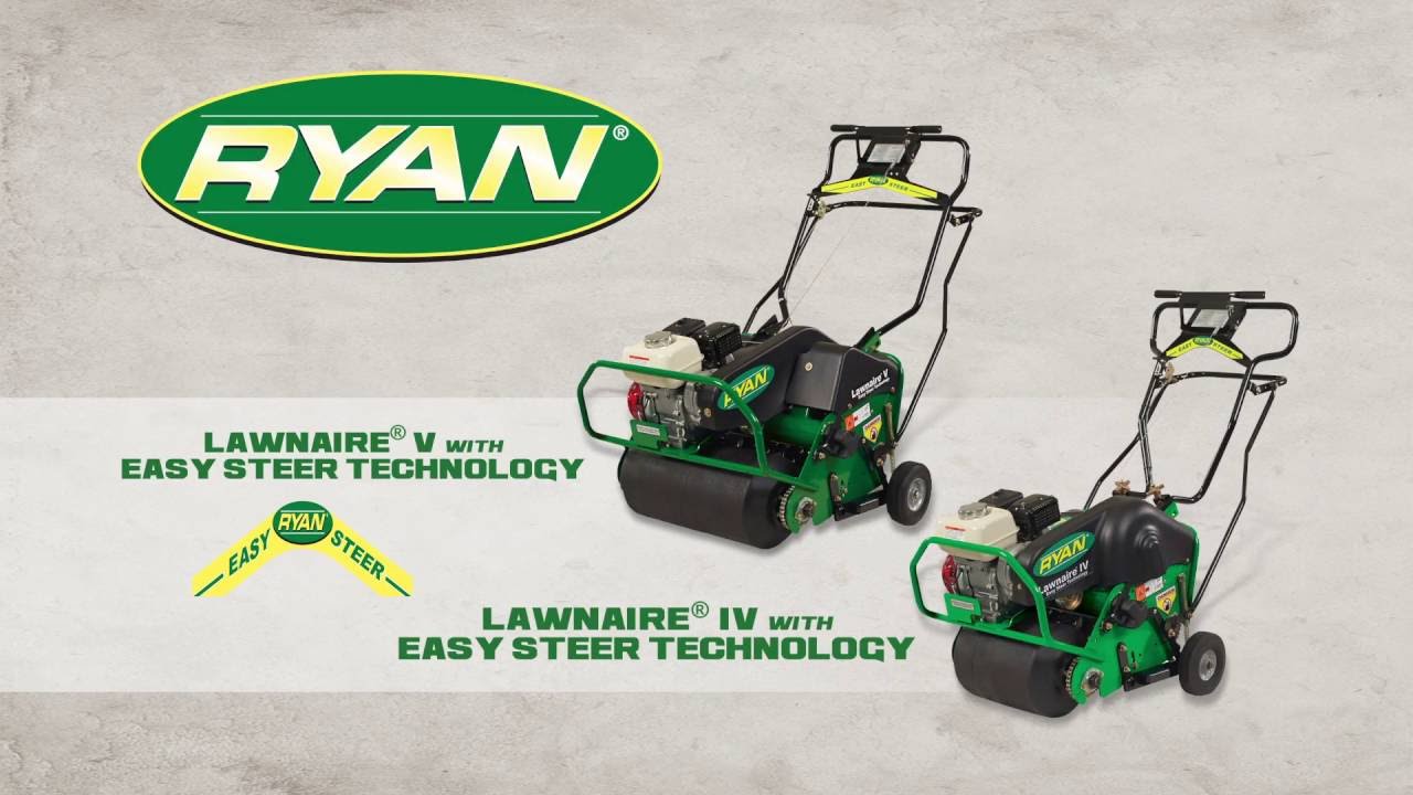 Ryan&reg; Lawnaire&reg; Aerators with Easy Steer Technology