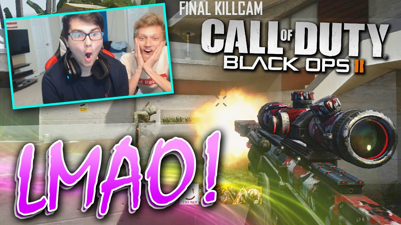 RED KIWIZ GOT TRICKSHOTTED ON MY ACCOUNT! - *BO2 Trickshotting*