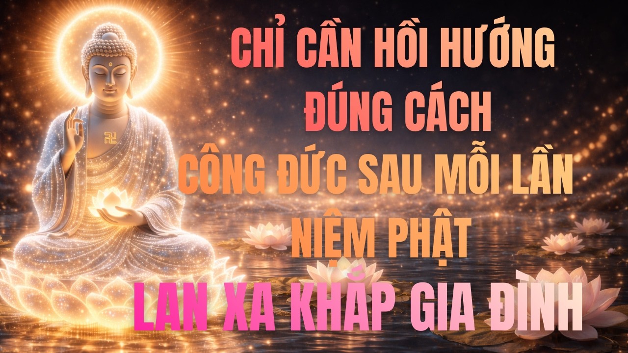 Chỉ Cần Hồi Hướng Đúng Cách – Công Đức Sau Mỗi Lần Niệm Phật Sẽ Lan Xa Khắp Gia Đình