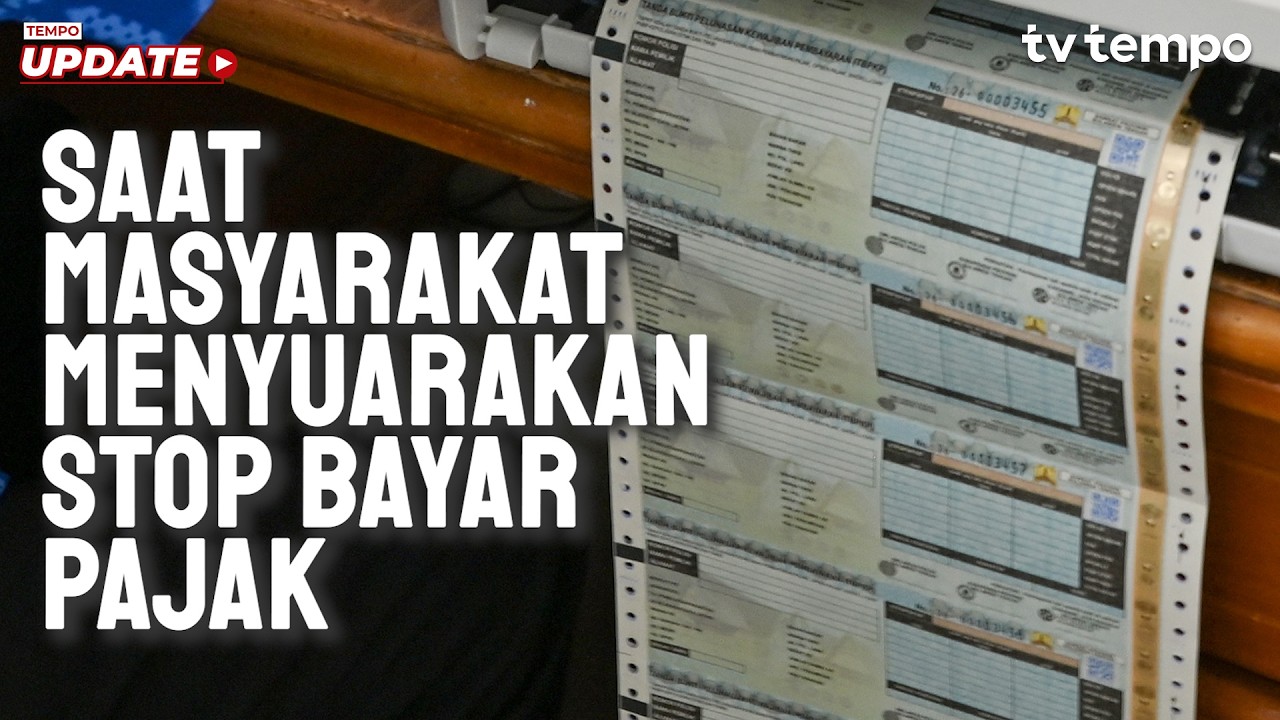 Saat Masyarakat Menyuarakan Stop Bayar Pajak