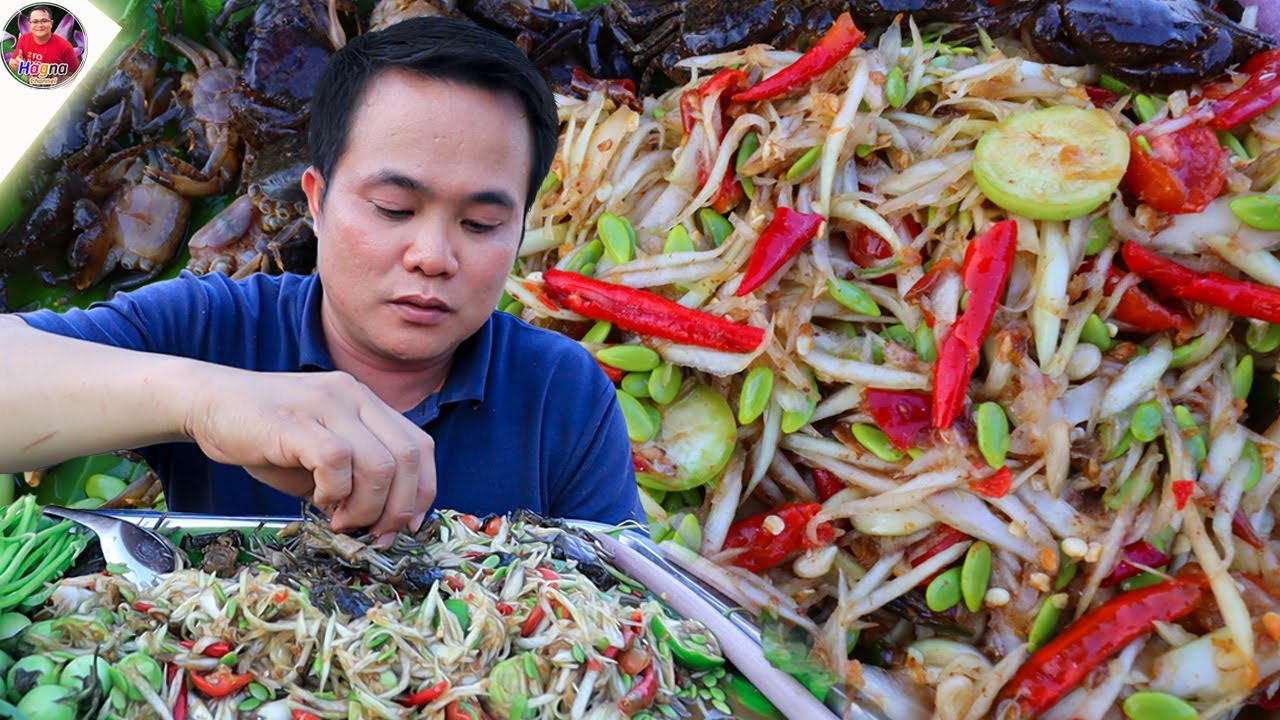 ส้มตำปูนาสด คำละตัวหยุบแซ่บๆ กรอบนัวสุดยอดคักอีกแล้ว