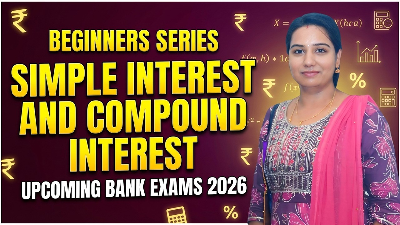 SI AND CI | PRELIMS LEVEL | BEGINNER SERIES | CLASS - 32 | UPCOMING BANK EXAMS 2026 | LAKSHMI