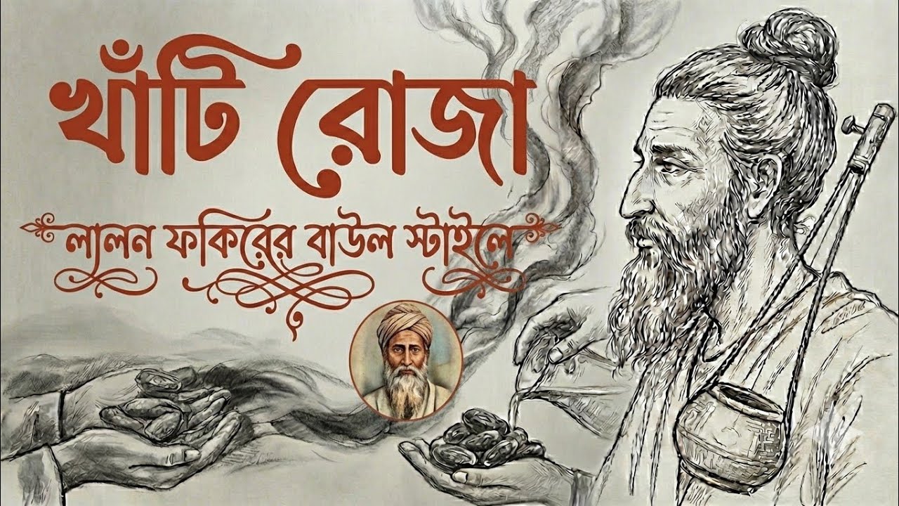 খাঁটি রোজা (Khati Roja) | Lalon Geeti | New Bangla Ramadan Sufi Song 2026 | Shahnawaz Alam