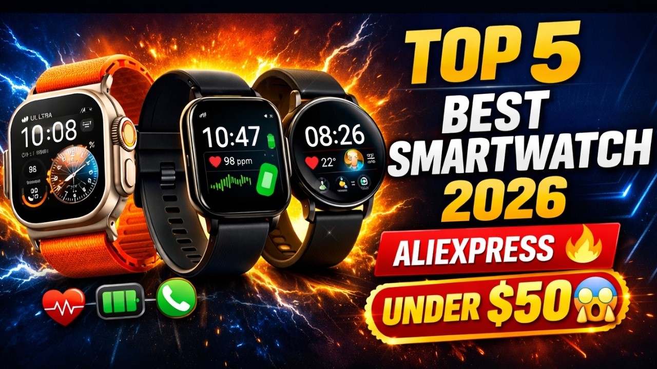 Лучшие умные часы на AliExpress 2026 – подробное руководство для покупателя!