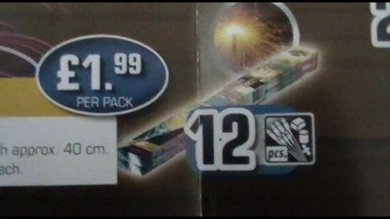 Lidl Firework Leaflet 2016